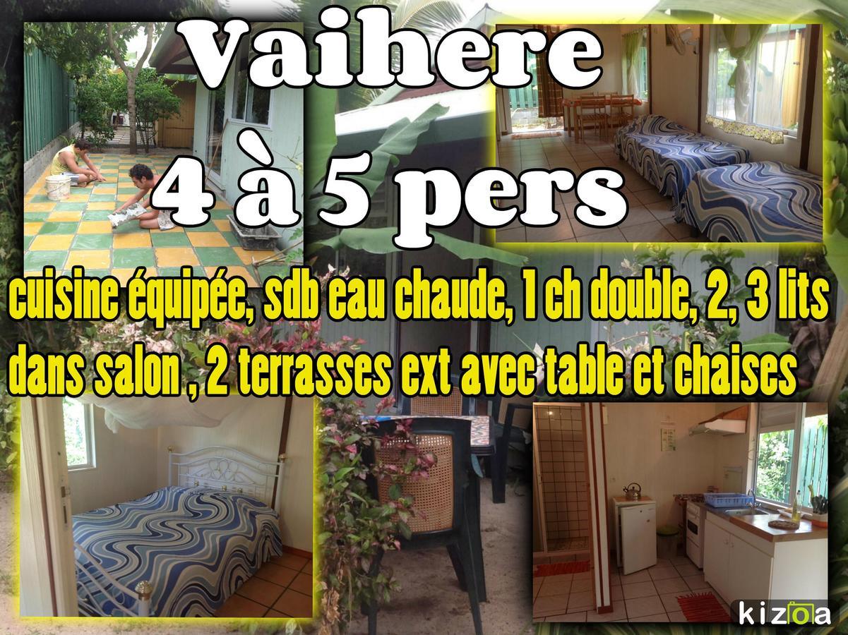 Fare Maheata Hotel Pihaena Eksteriør billede